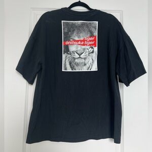 Onitsuka tiger GOD SELECTION XXX  black T-shirt